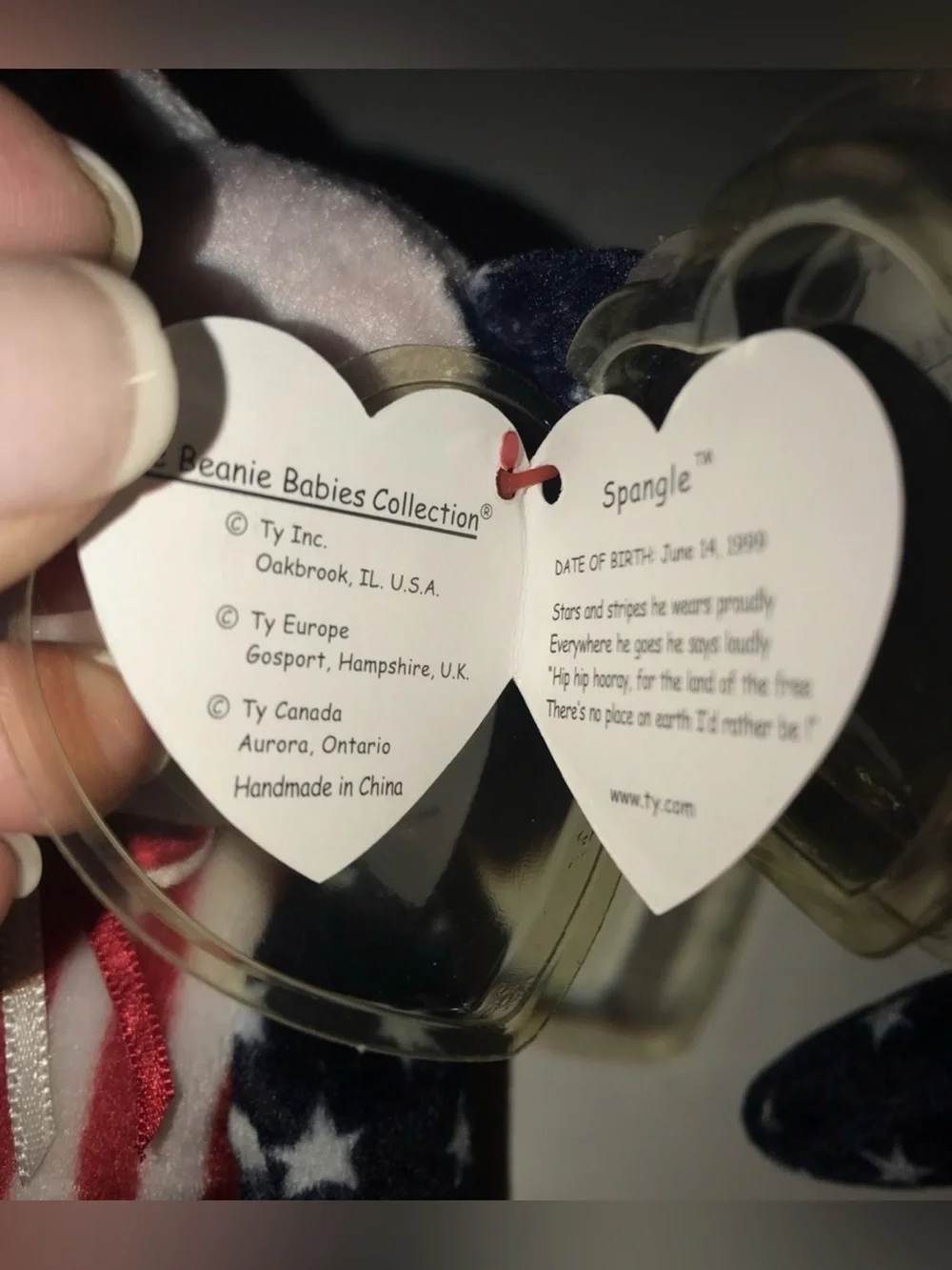 Complete Set of 3 Ty Beanie Babies 